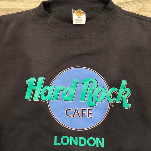 2 Bundle Hard-rock-cafe Men's Crewneck Sweatshirts - Picture 6 of 7